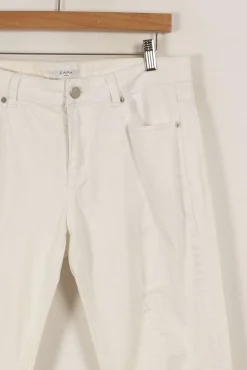 Shop ZAPA Jean - Taille L/40 Blanc