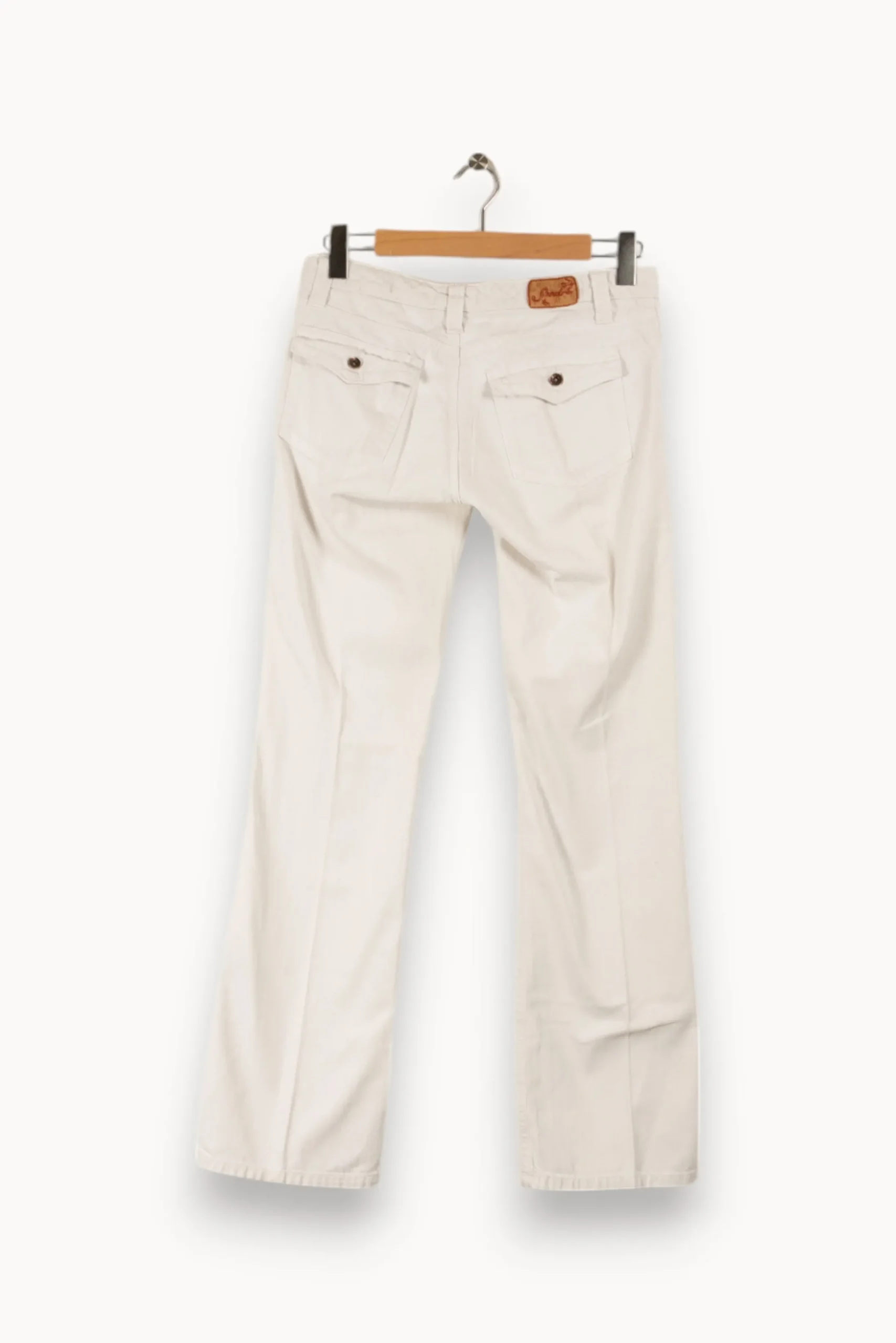 Outlet Sandro Jean - Taille L/40 Blanc