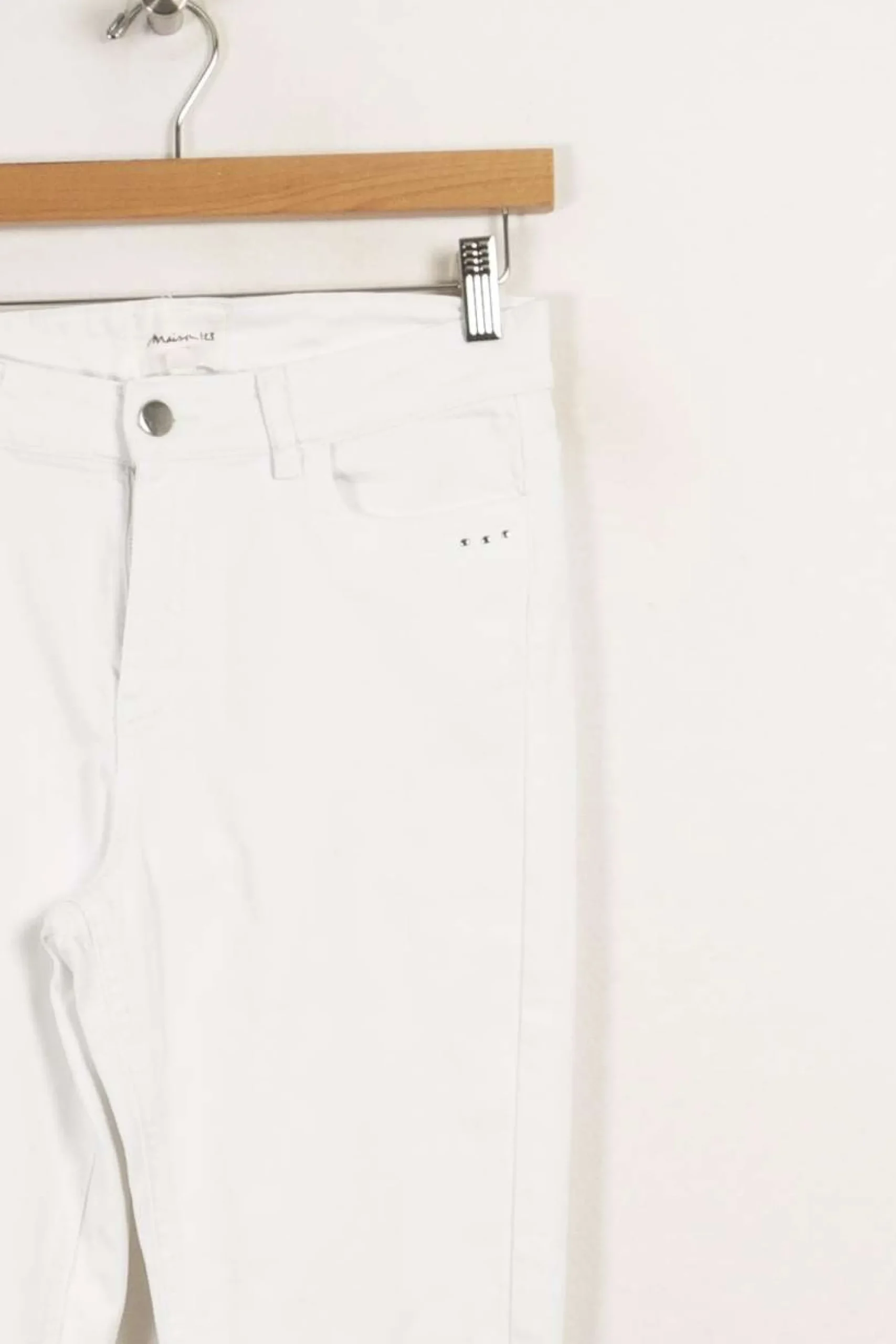 Cheap Maison 123 Jean - Taille M/38 Blanc