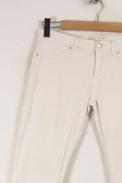 Fashion IKKS Jean - Taille S/36 Blanc