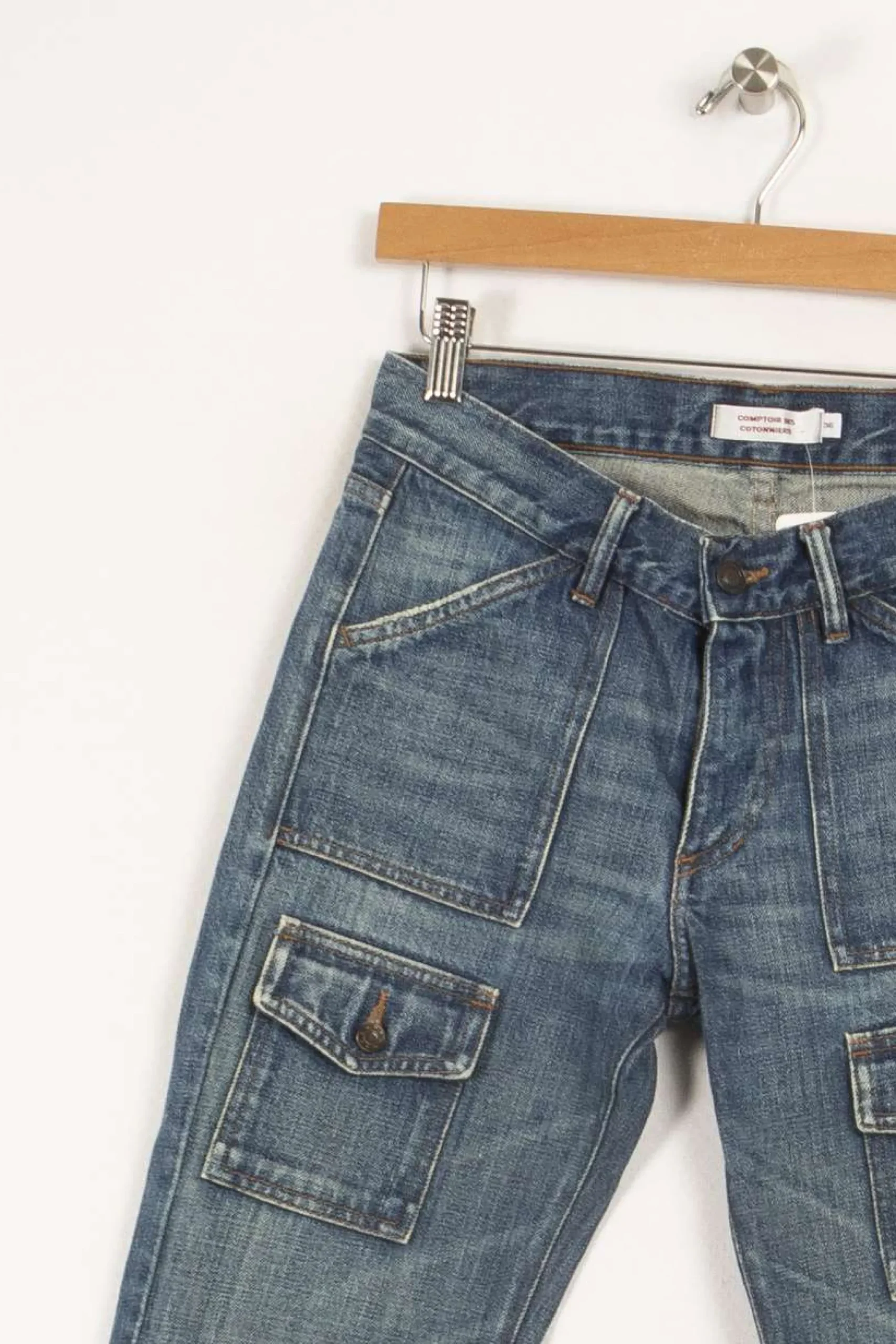Store Comptoir des Cotonniers Jean à poches - Taille S/36 Bleu
