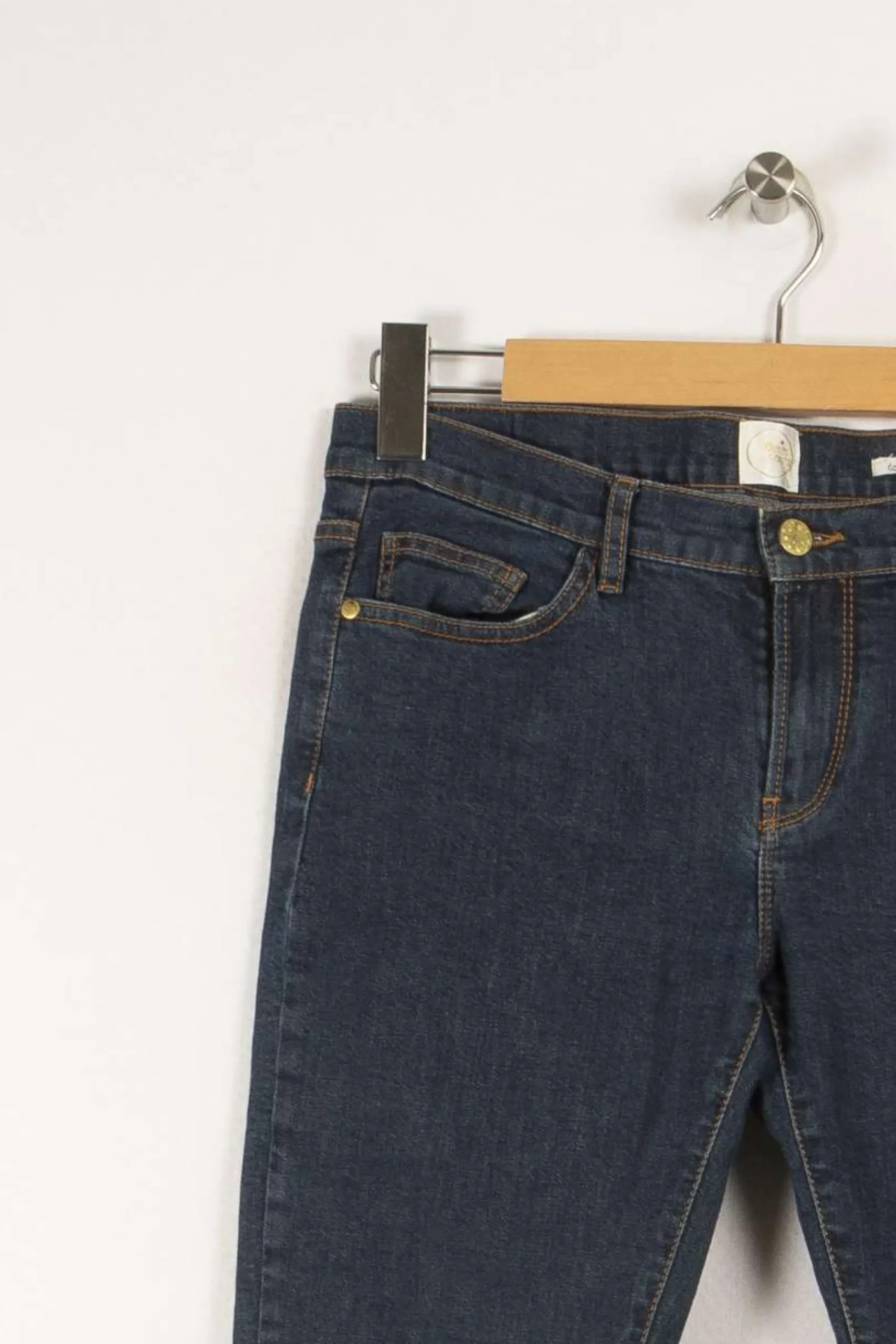 Fashion Des petits hauts Jean - Taille M/38 Bleu