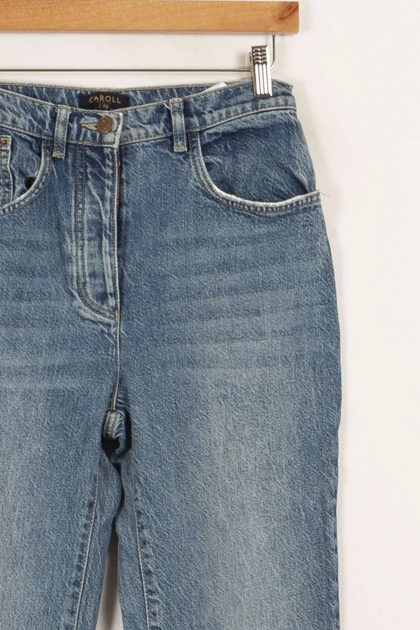 Store Caroll Jean - Taille S/36 Bleu