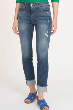 Cheap La Fée Maraboutée Jean déchiré - Taille XS/34 Bleu