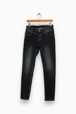 Online IKKS Jean foncé - Taille M/38 Bleu