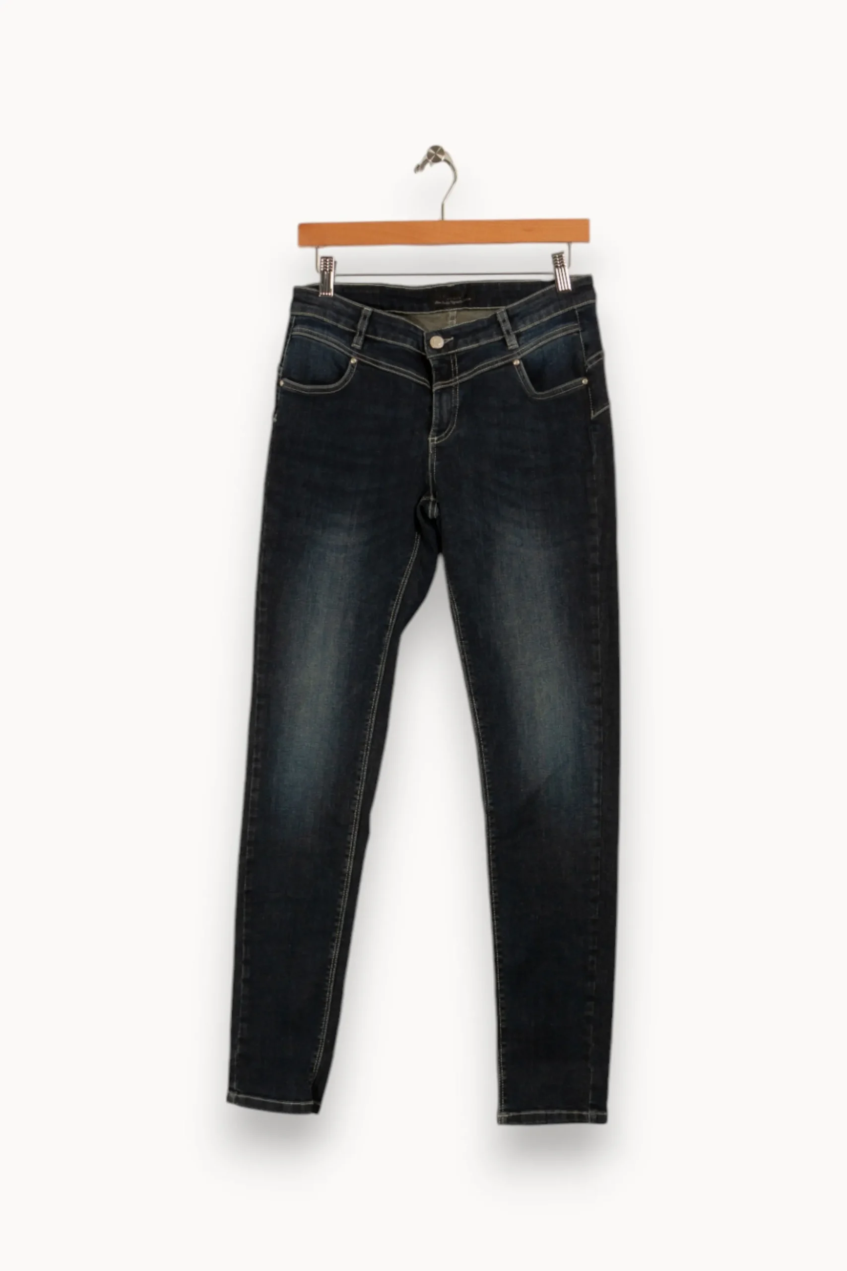 Online IKKS Jean foncé - Taille M/38 Bleu