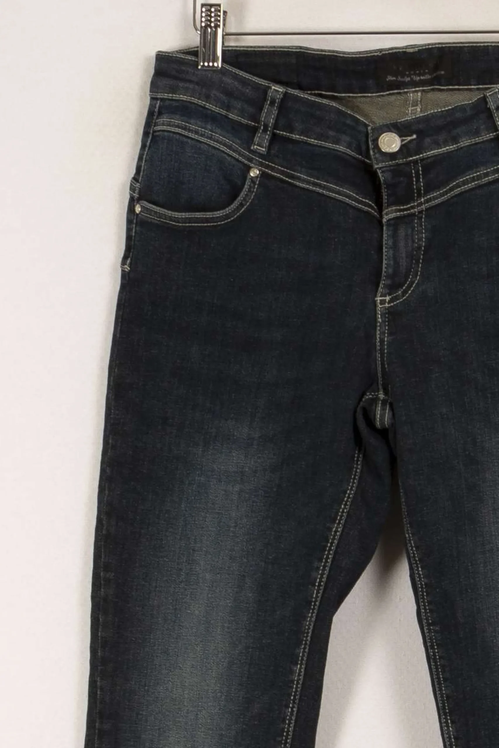 Online IKKS Jean foncé - Taille M/38 Bleu