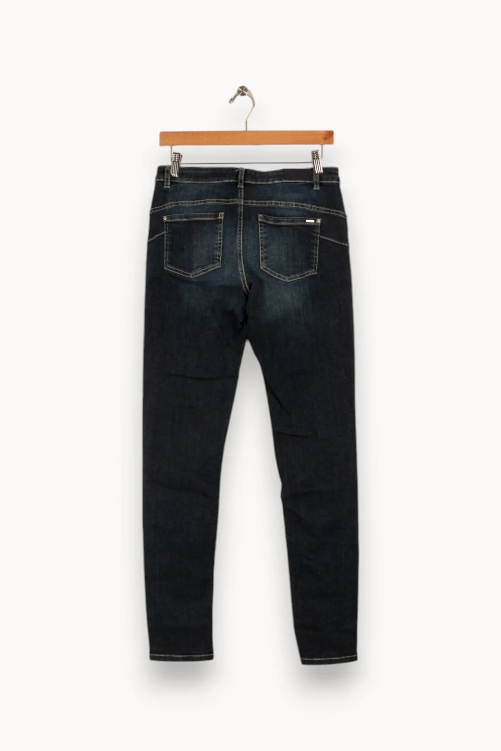 Online IKKS Jean foncé - Taille M/38 Bleu