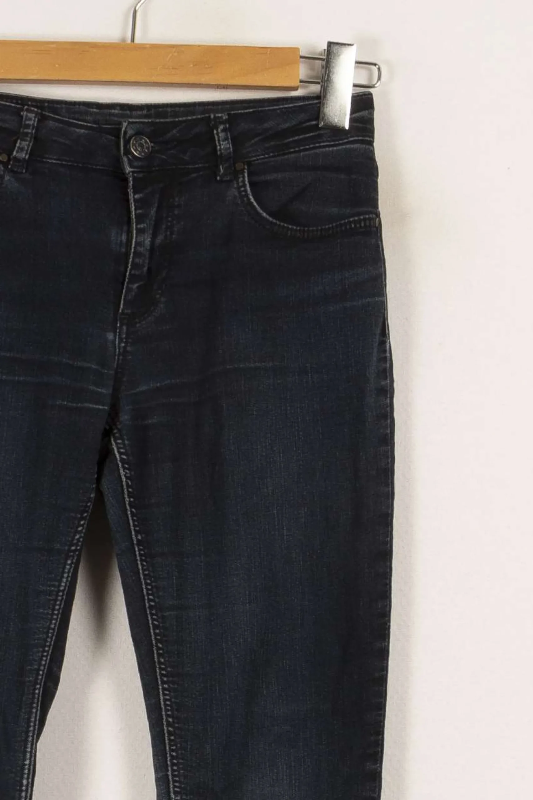 Sale Claudie Pierlot Jean foncé - Taille S/36 Bleu