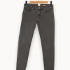 Fashion Des petits hauts Jean - Taille S/36 Gris