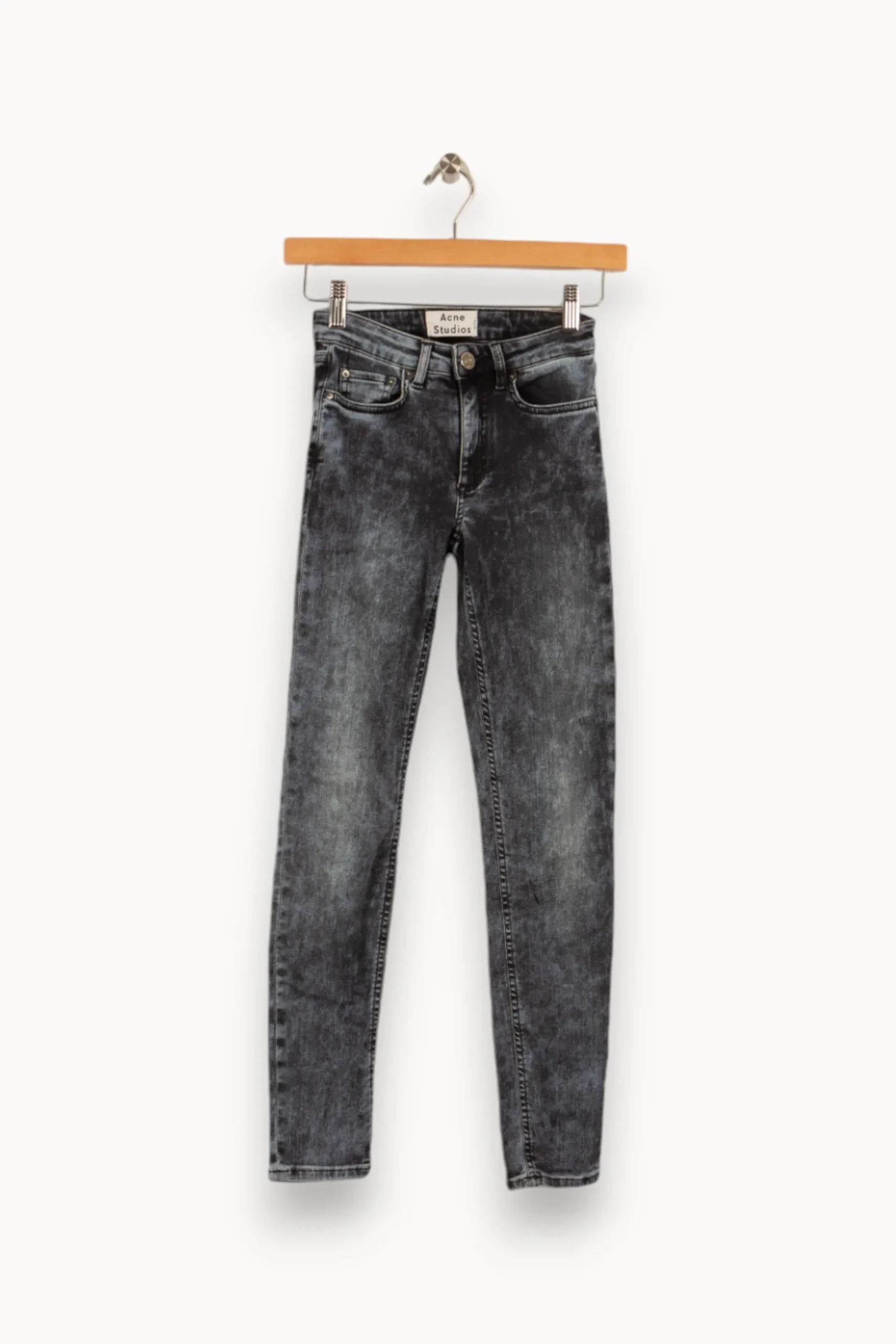 Shop Acne Studios Jean - Taille XXS/32 Gris