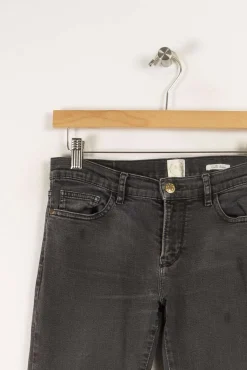 Best Sale Des petits hauts Jean foncé - Taille S/36 Gris