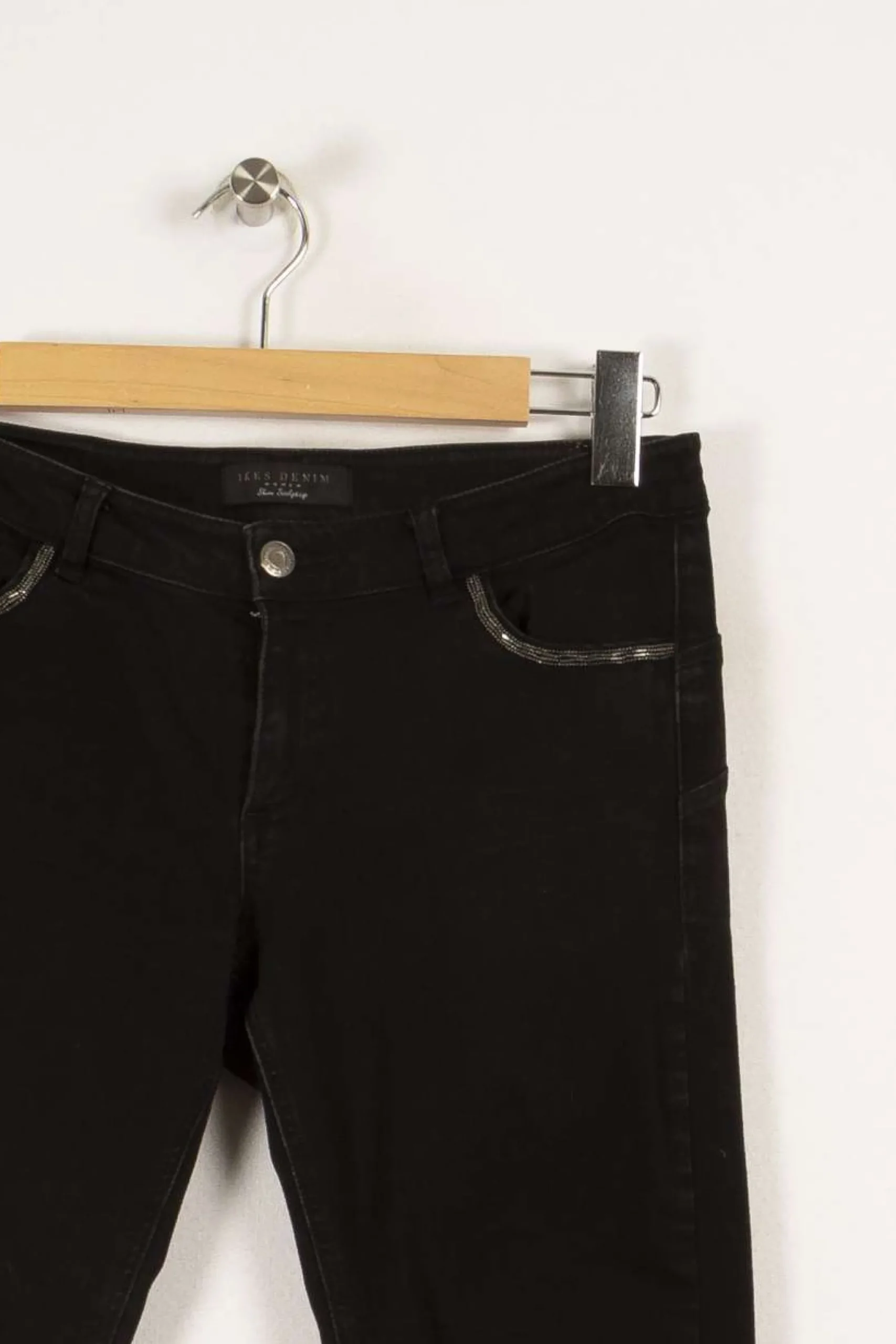 Store IKKS Jean - Taille L/40 Noir