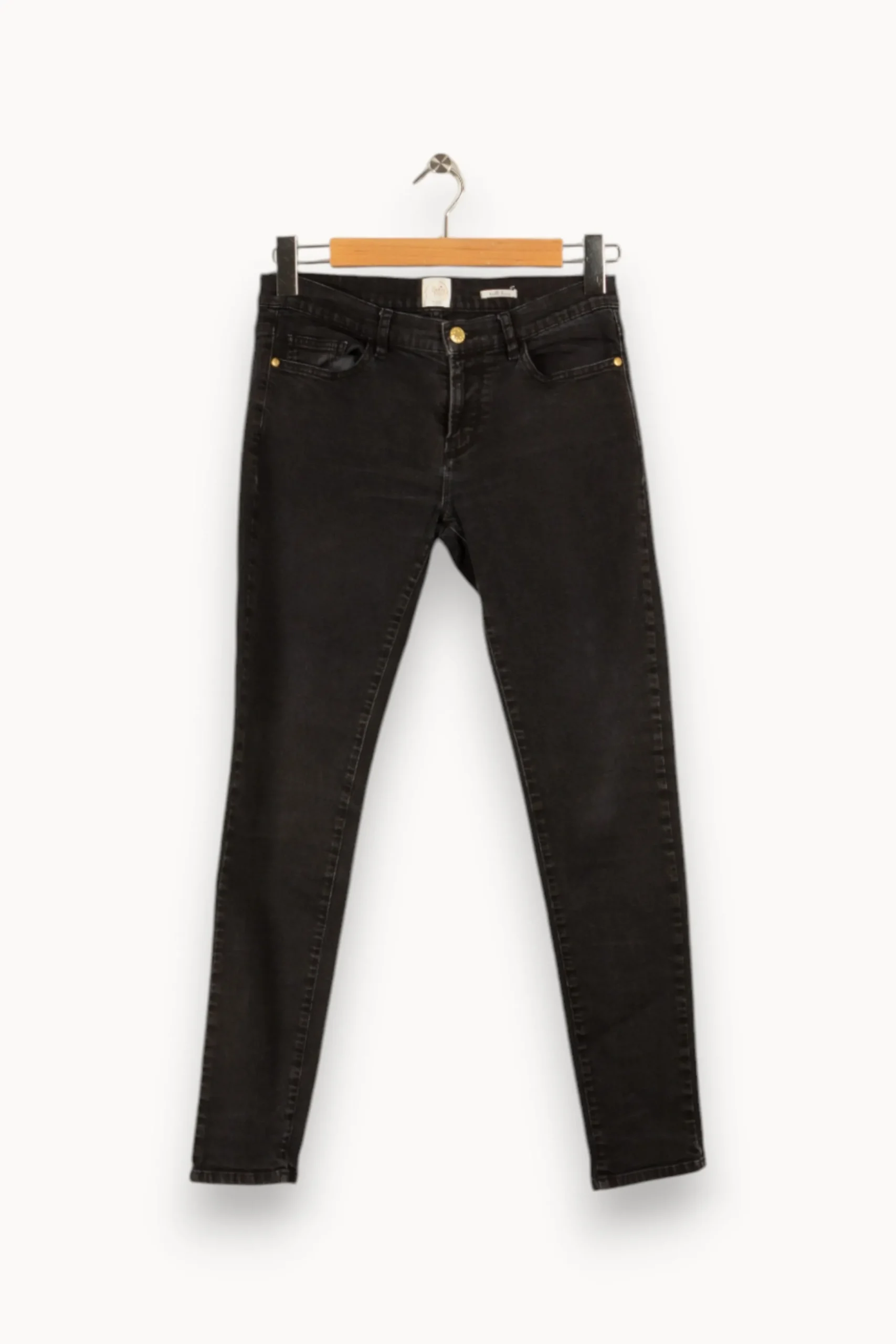 Fashion Des petits hauts Jean - Taille M/38 Noir