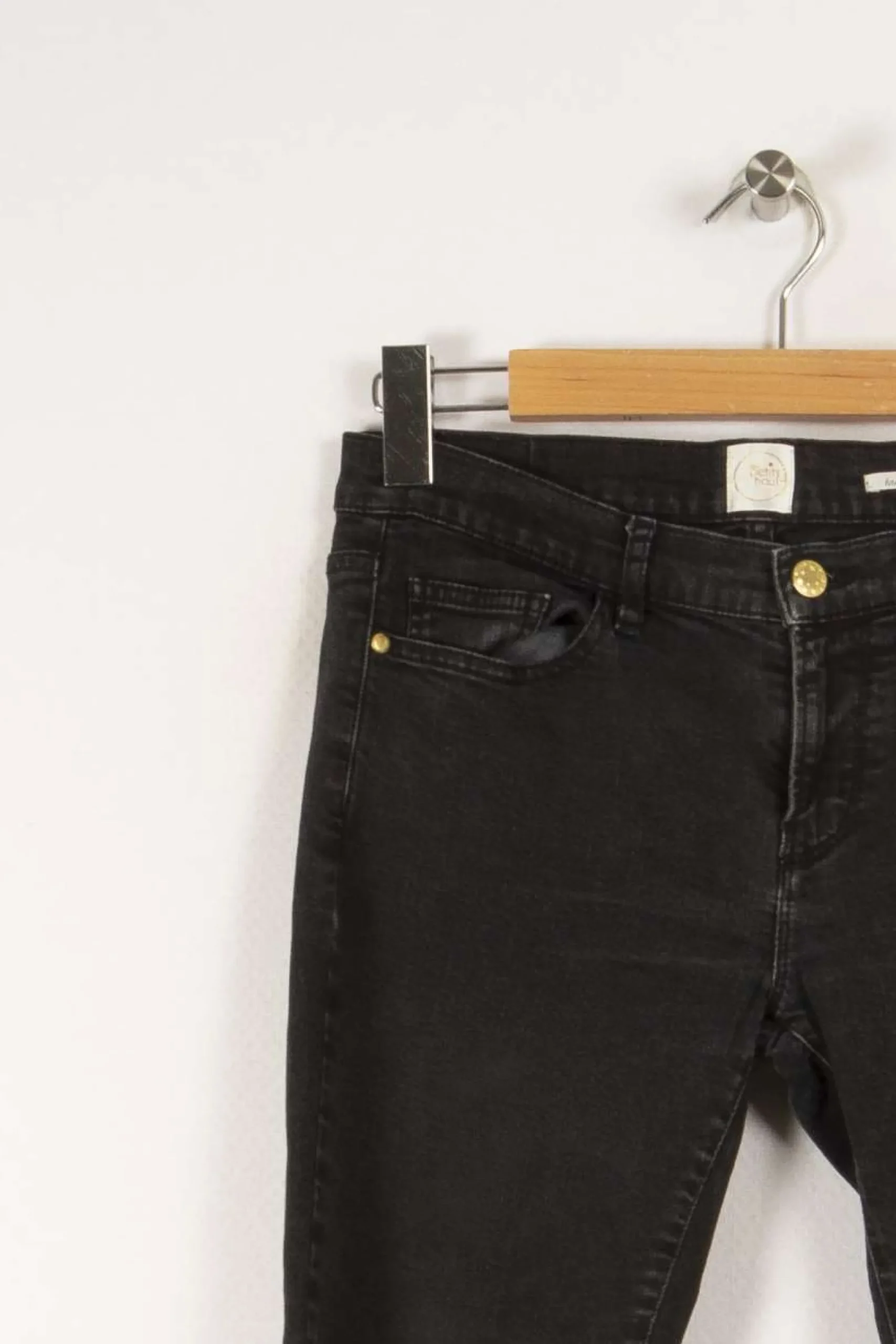 Fashion Des petits hauts Jean - Taille M/38 Noir