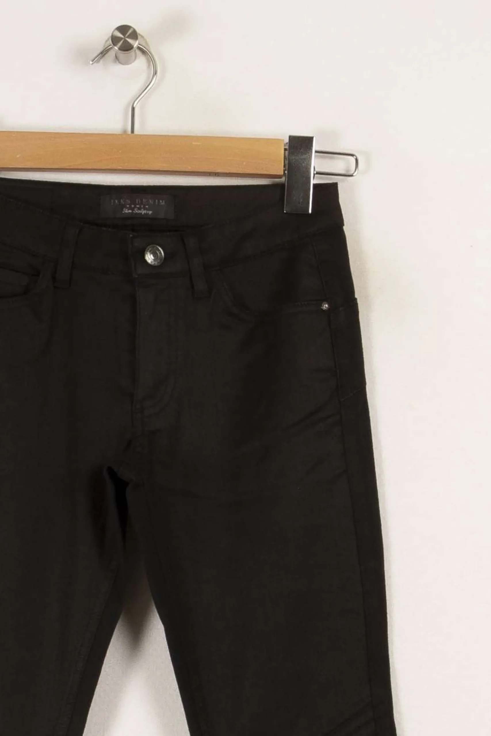 Store IKKS Jean - Taille XS/34 Noir