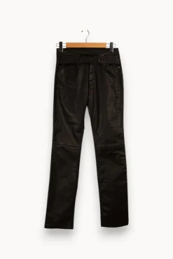 Clearance Comptoir des Cotonniers Jean effet cuir - Taille M/38 Noir