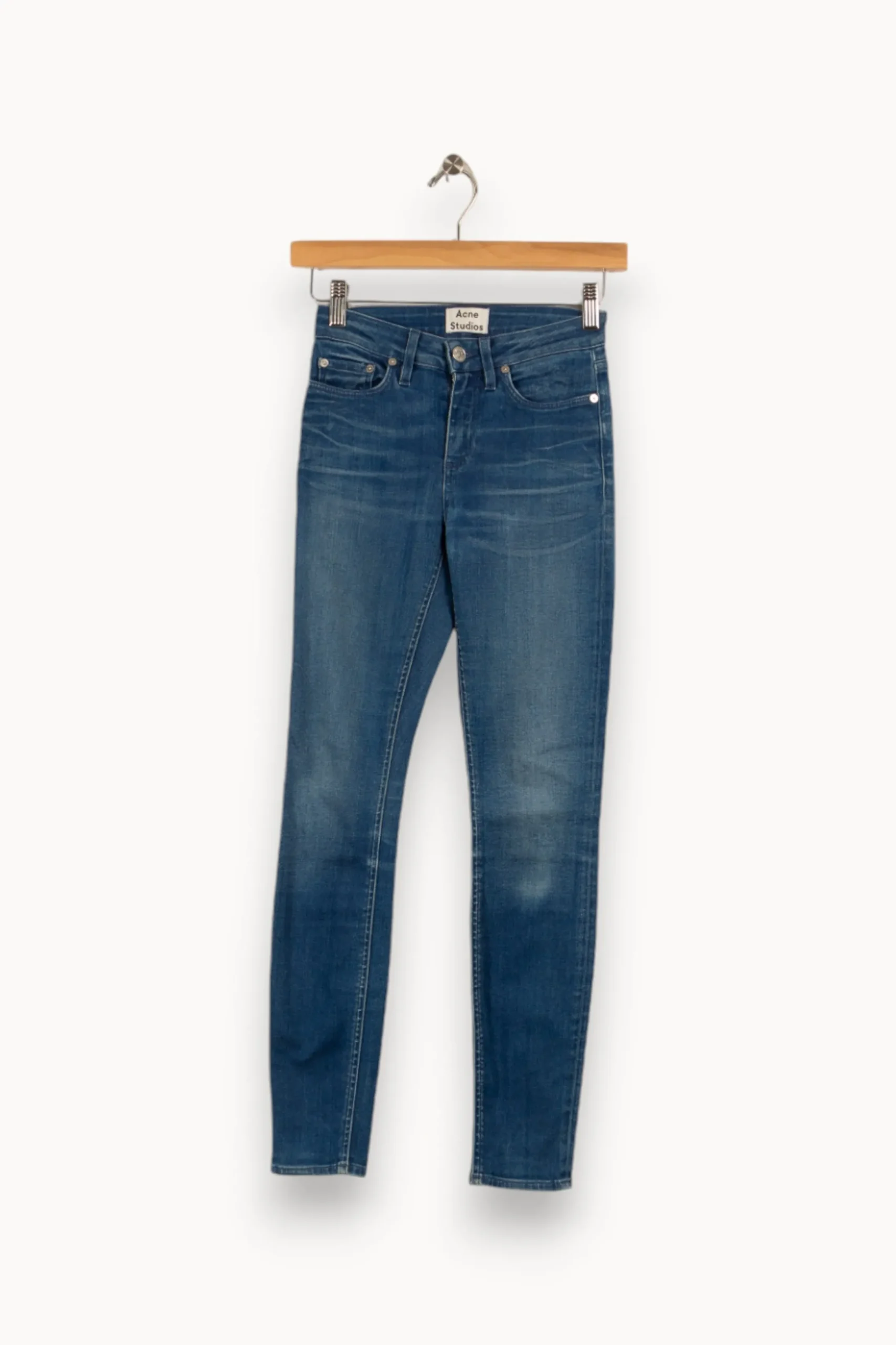Discount Acne Studios Jean slim - Taille XS/34 Bleu