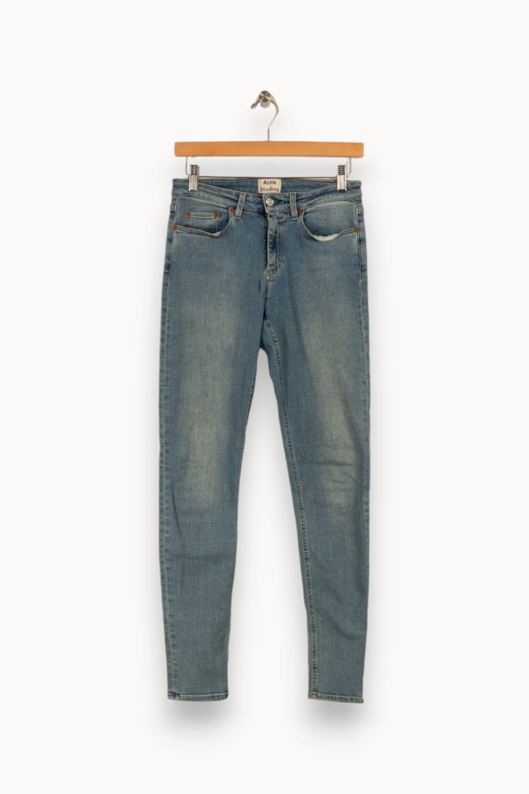 Clearance Acne Studios Jean slim - Taille XS/34 Bleu