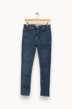 Shop La Fée Maraboutée Jean slim en coton biologique - L/40 Bleu