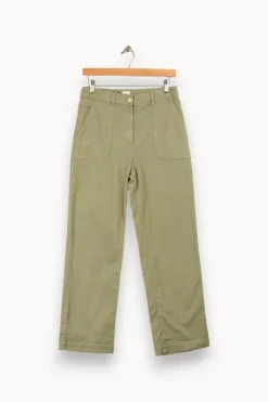 Outlet Des petits hauts Jean - Taille M/38 Vert