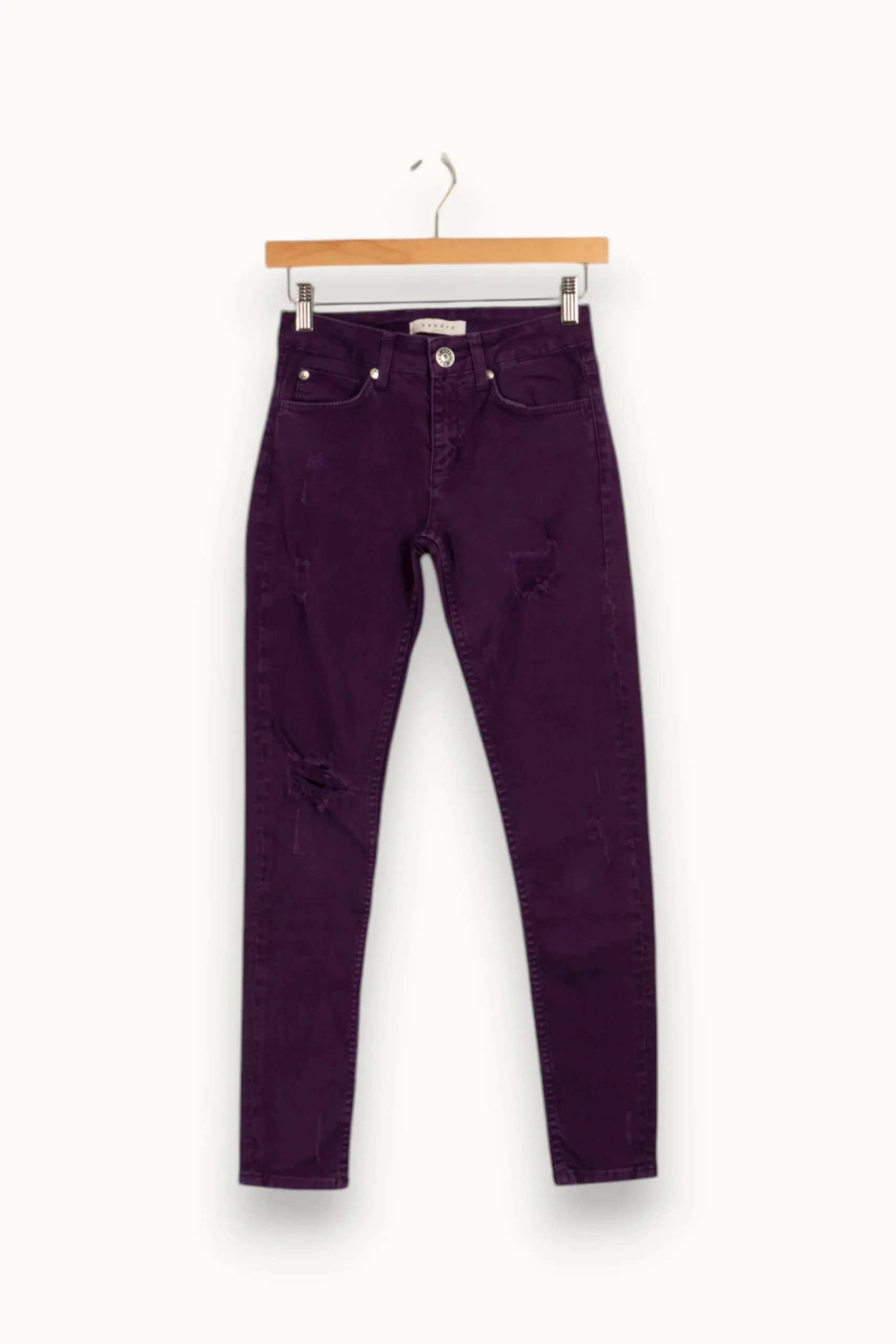 Shop Sandro Jean - Taille XS/34 Violet