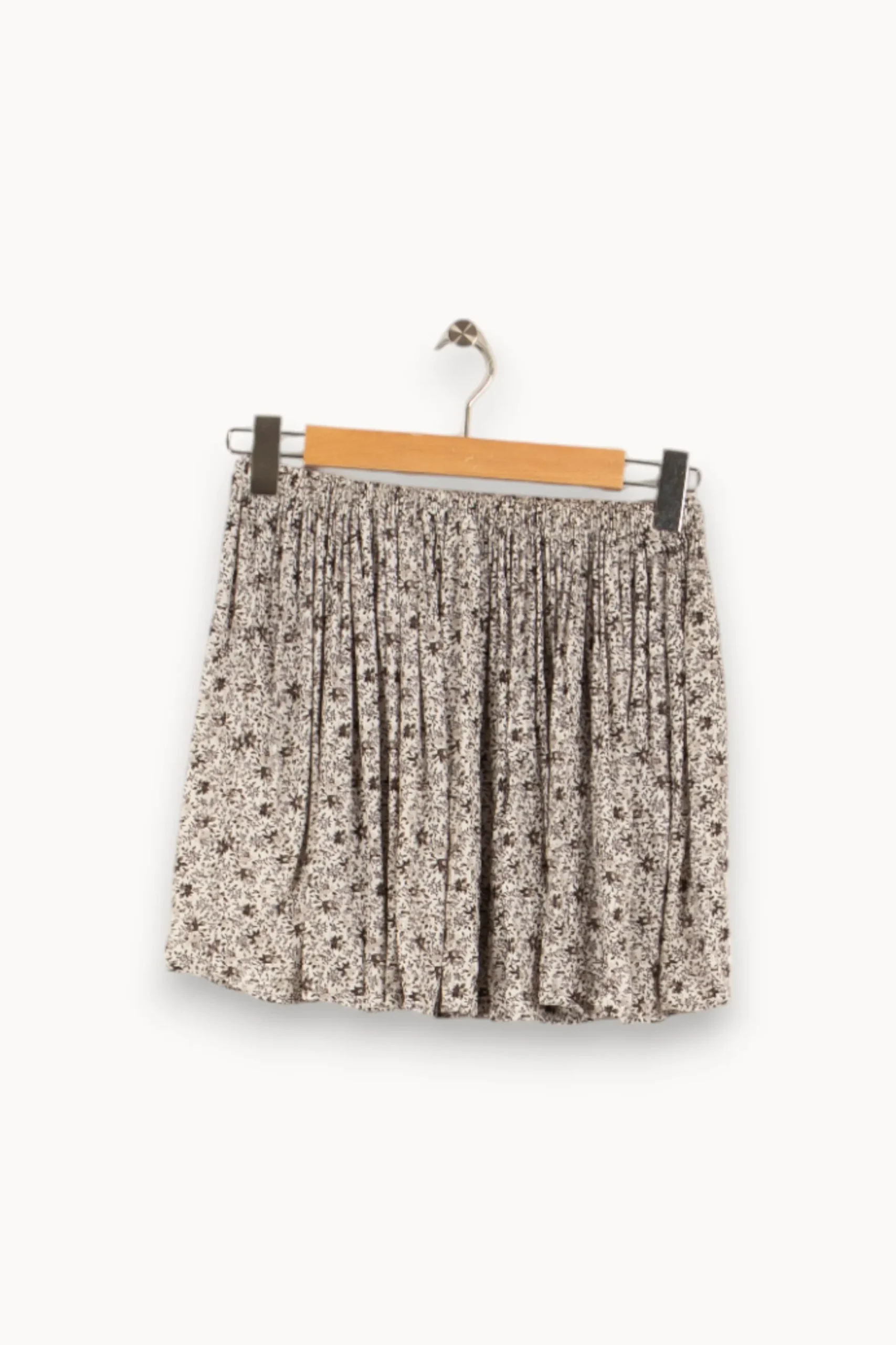 Flash Sale ba&sh Jupe à motif floral - Taille XS/34 Gris