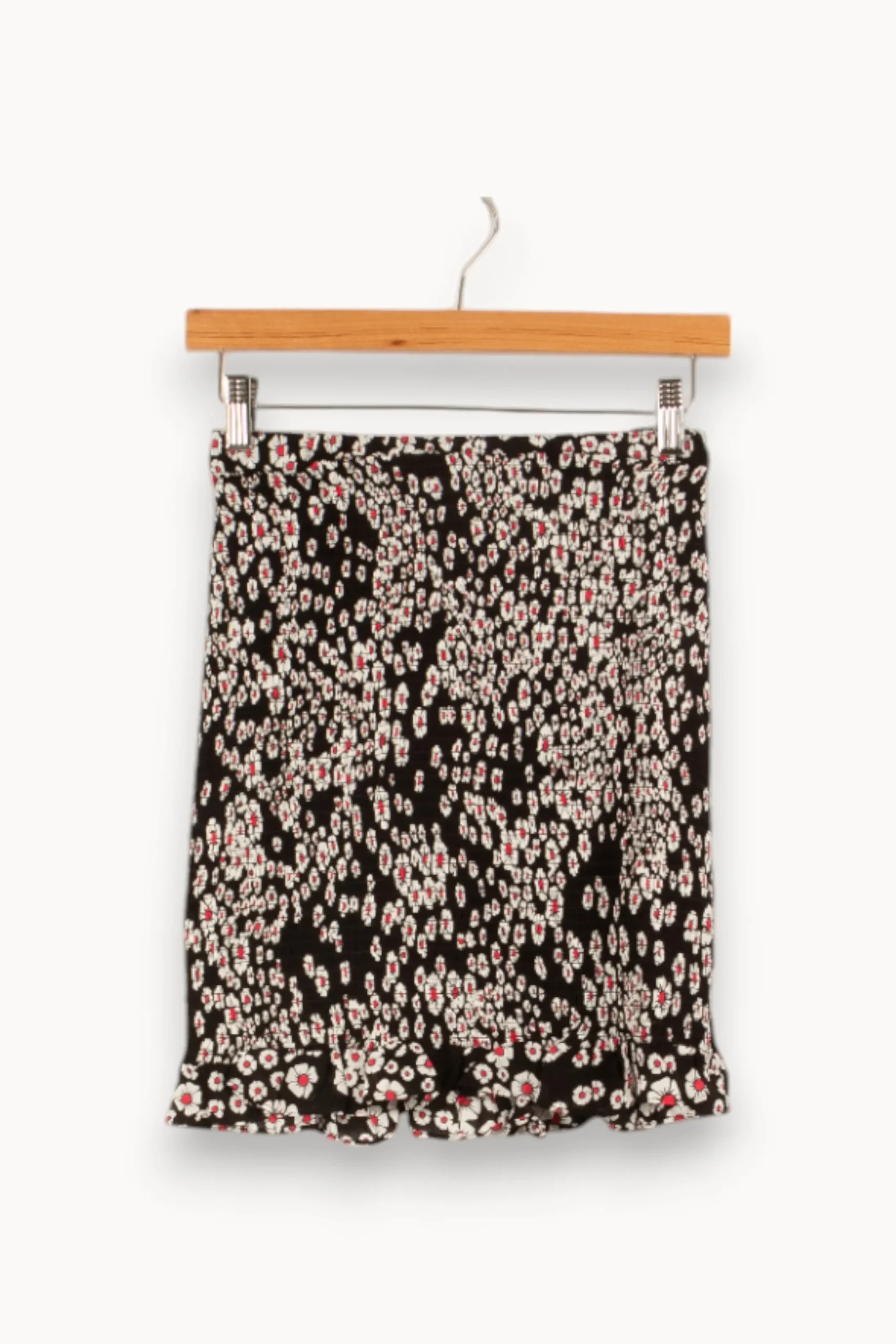 Best The Kooples Jupe à motifs - Taille S/36 Noir