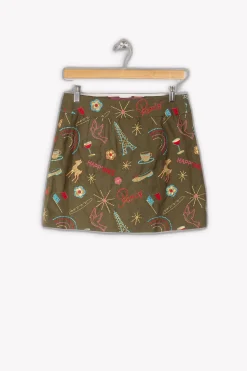 Store Ines de la Fressange Paris Jupe - S/36 Vert