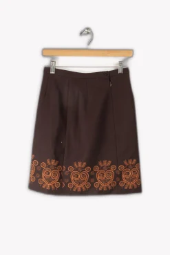 Shop Ines de la Fressange Paris Jupe - S/36 Marron