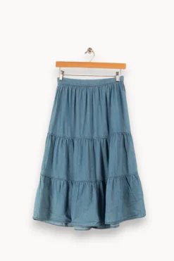Shop Petite Mendigote Jupe - Taille S/36 Bleu