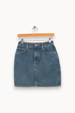 Online American Vintage Jupe - Taille XS/34 Bleu