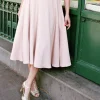 Shop Maison Lemoine Jupe Albertina blush - 36 Rose