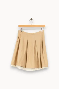 Clearance Joseph Jupe beige - Taille S/36 Marron