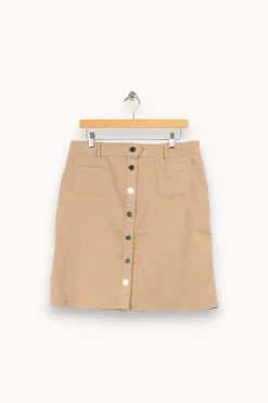 Discount Gerard Darel Jupe - Taille XXL/44 Beige