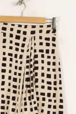 Fashion La Fée Maraboutée Jupe et noire - Taille M/38 Beige