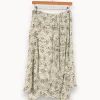 New Bérénice Jupe blanche à motifs s - Taille L/40 Multicolore