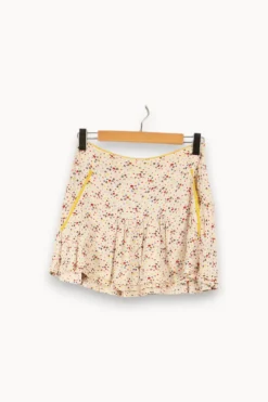 Clearance Zadig&Voltaire Jupe he à motifs multicolores - Taille S/36 Blanc