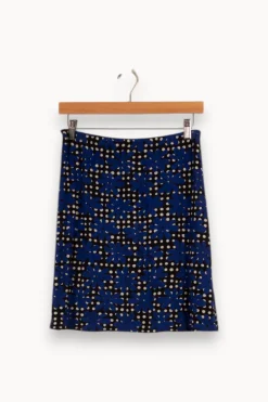 Outlet Agnès b. Jupe e à motifs - Taille M/38 Bleu