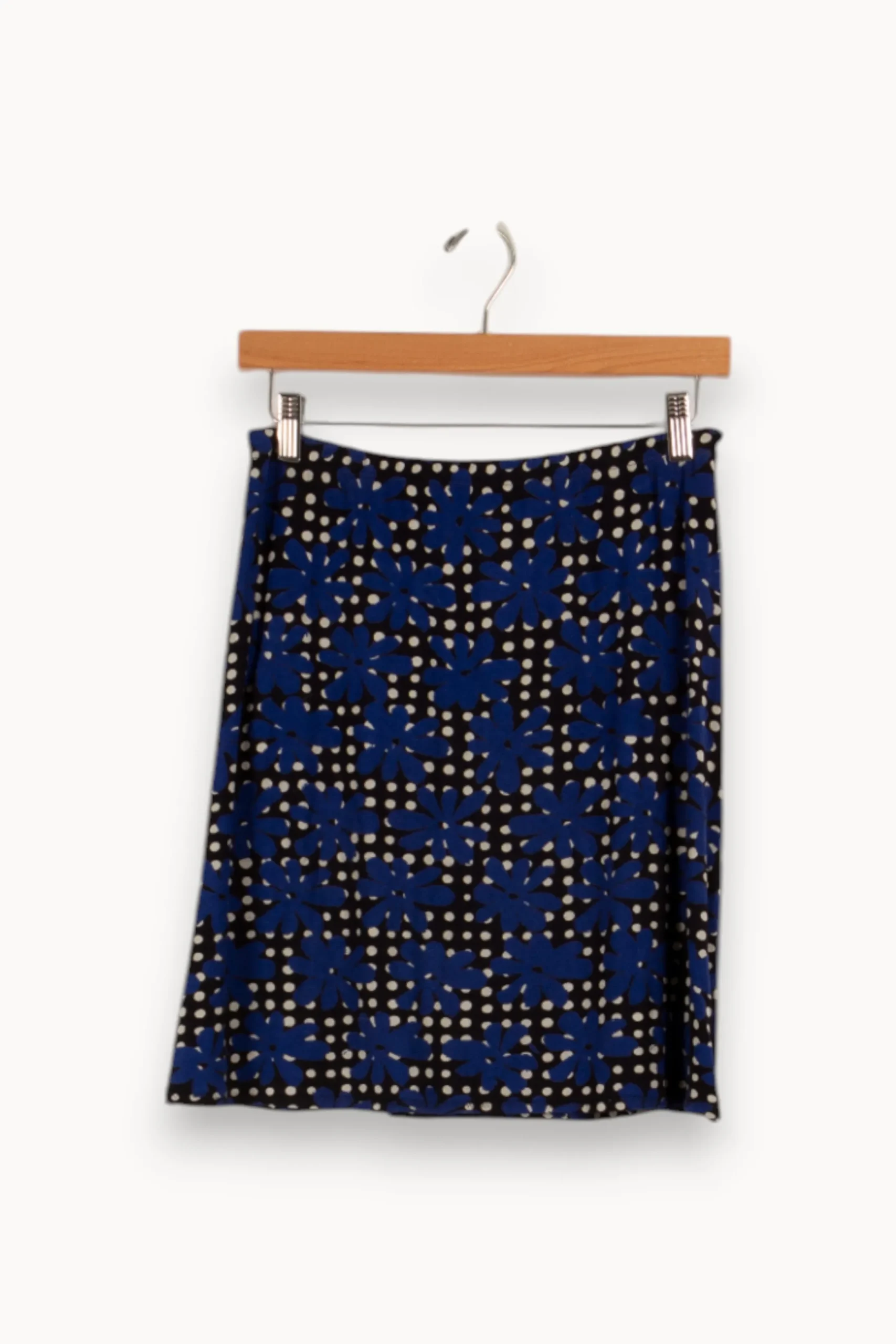 Outlet Agnès b. Jupe e à motifs - Taille M/38 Bleu