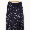 Online Caroll Jupe e à pois - Taille S/36 Bleu