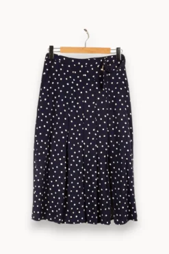 Online Caroll Jupe e à pois - Taille S/36 Bleu