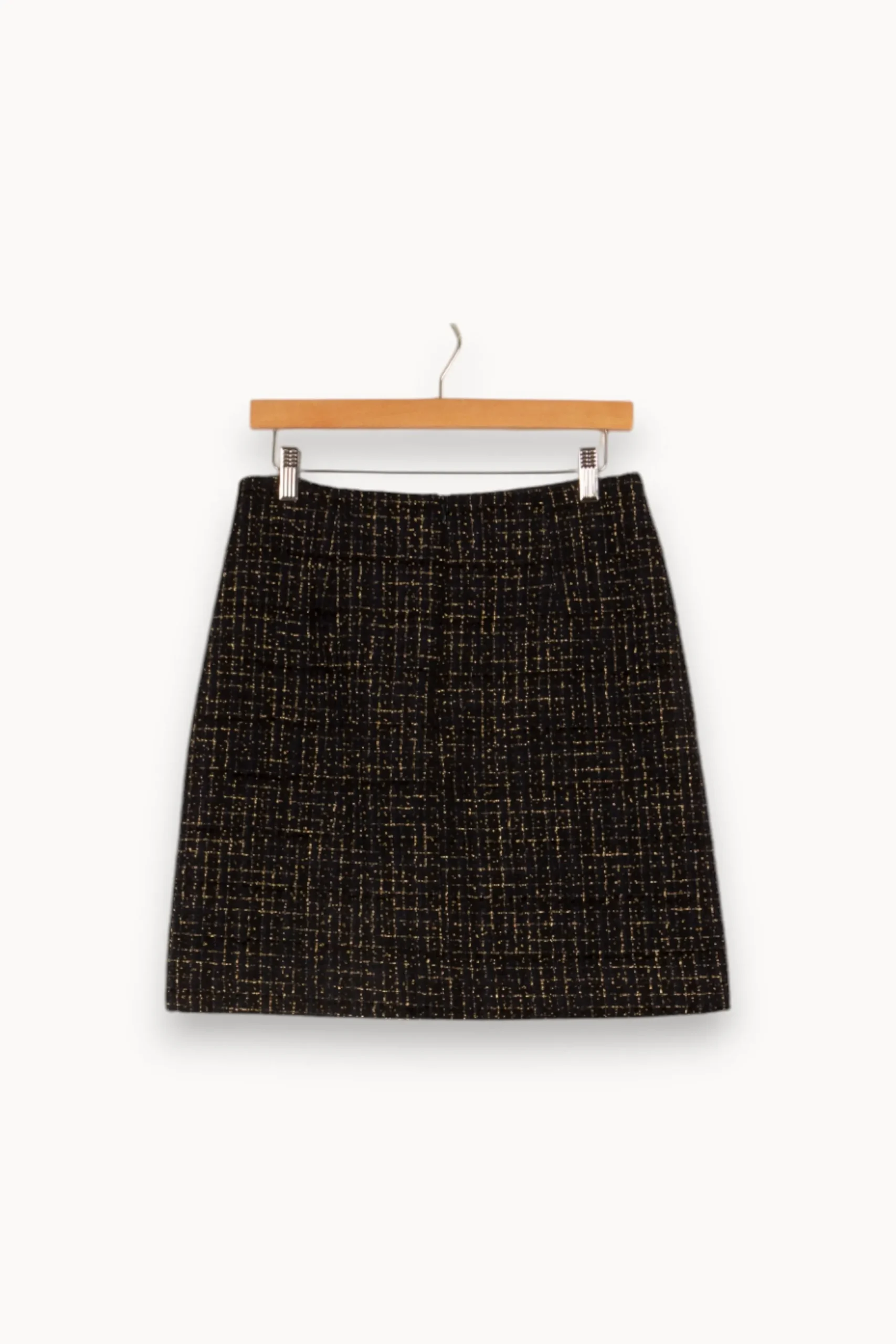 Flash Sale Caroll Jupe e foncée et dorée - Taille L/40 Bleu