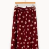 New Comptoir des Cotonniers Jupe à motifs - Taille M/38 Bordeaux