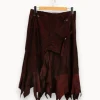 New La Fée Maraboutée Jupe satinée - Taille XL/42 Bordeaux