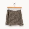 Best Sale Sézane Jupe courte à motifs - Taille XS/34 Gris