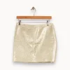 Clearance Joseph Jupe courte argentée - Taille M/38 Autre
