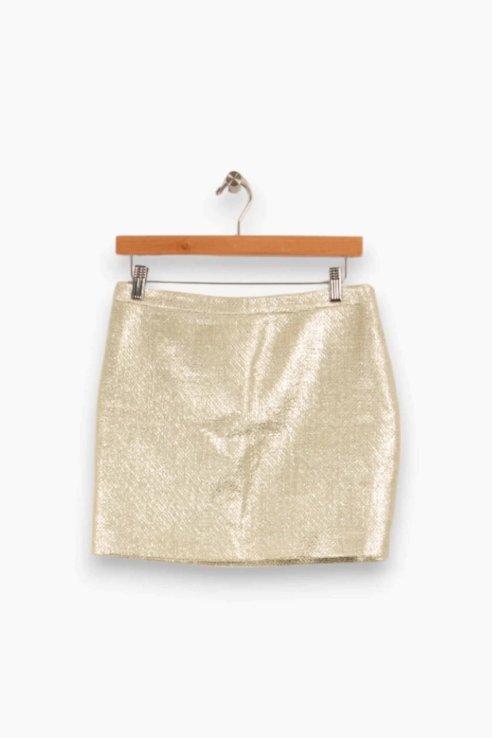 Clearance Joseph Jupe courte argentée - Taille M/38 Autre