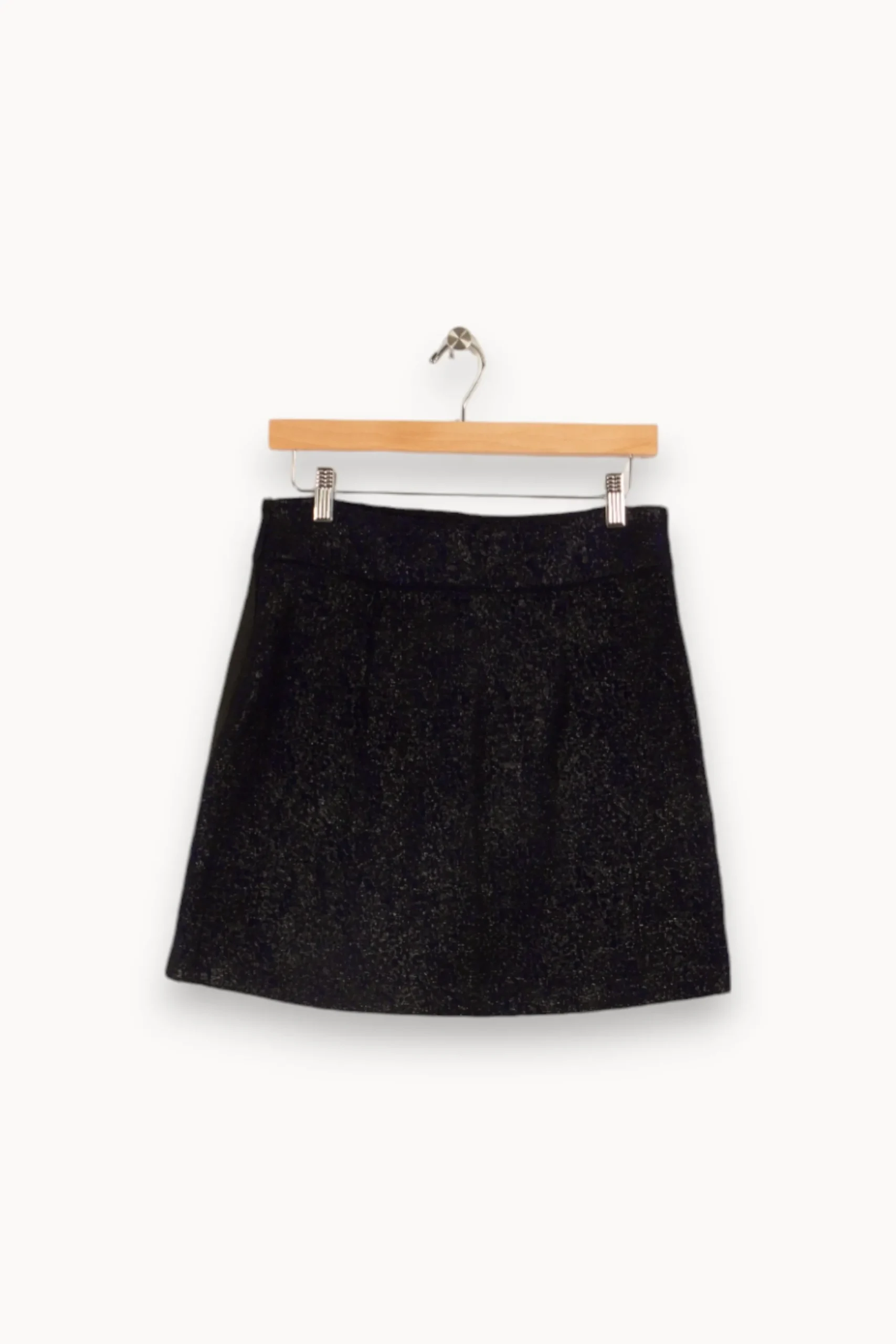 Outlet La Fée Maraboutée Jupe courte en jacquard - M/38 Bleu