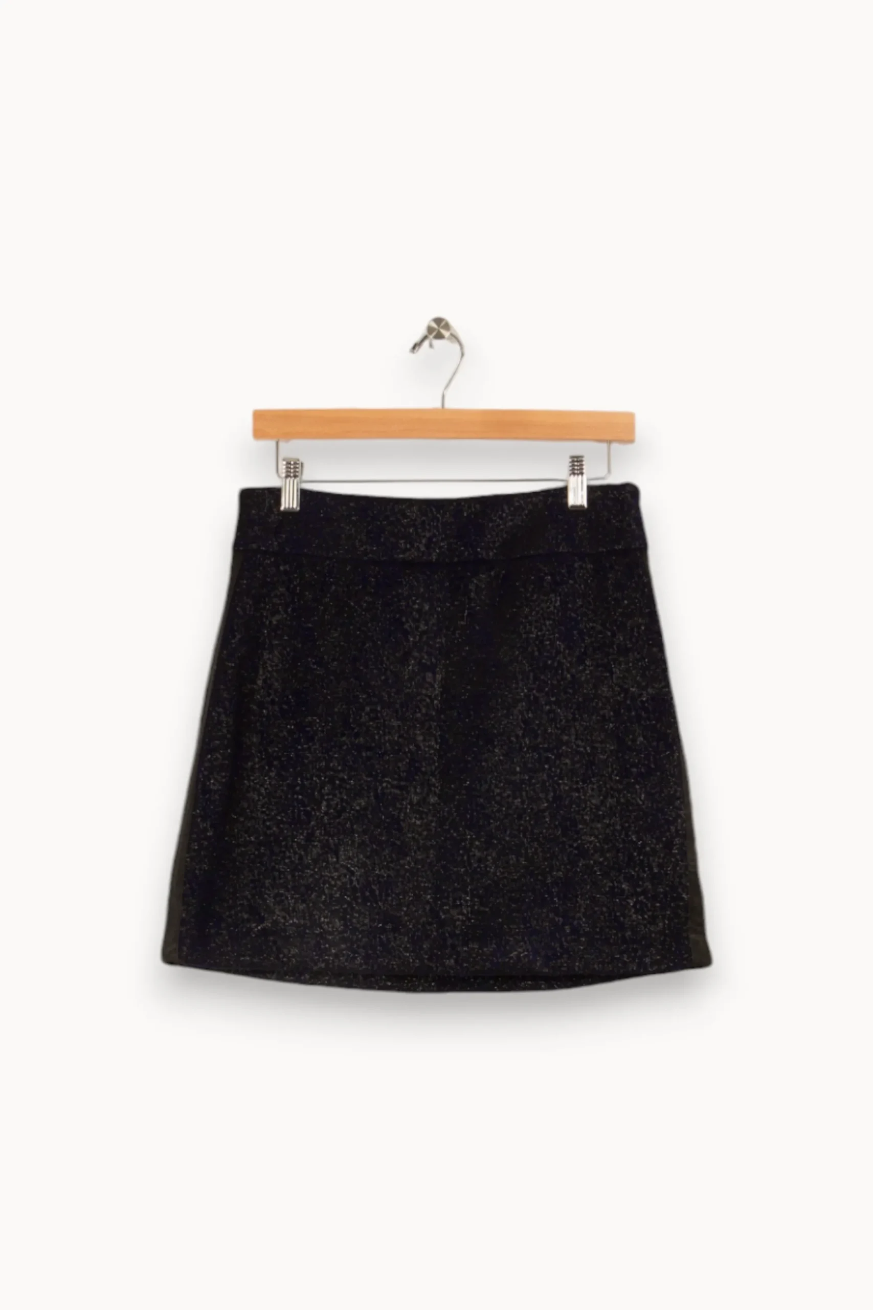 Outlet La Fée Maraboutée Jupe courte en jacquard - M/38 Bleu